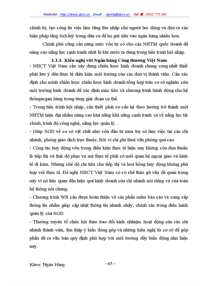 image for page Giải pháp nhằm nâng cao hiệu quả hoạt động huy động vốn tại SGD I Ngân hàng Công thương VN