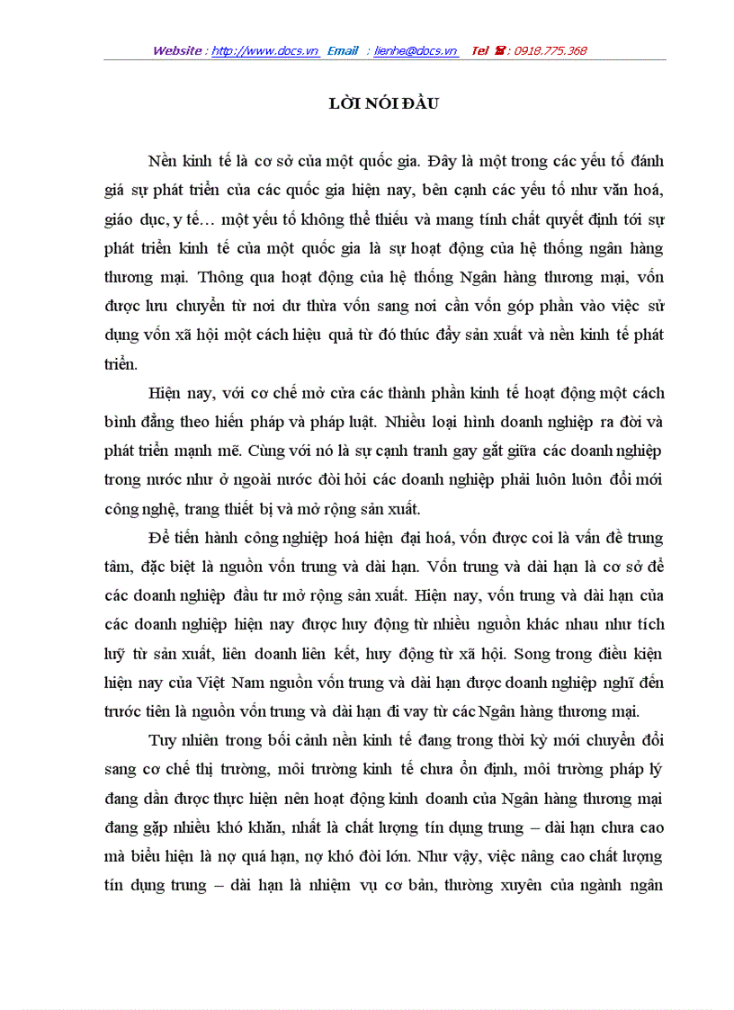 image for page Giải pháp nâng cao chất lượng tín dụng trung và dài hạn tại Ngân hàng Nông nghiệp và Phát triển nông thôn chi nhánh Quận Hoàn Kiếm