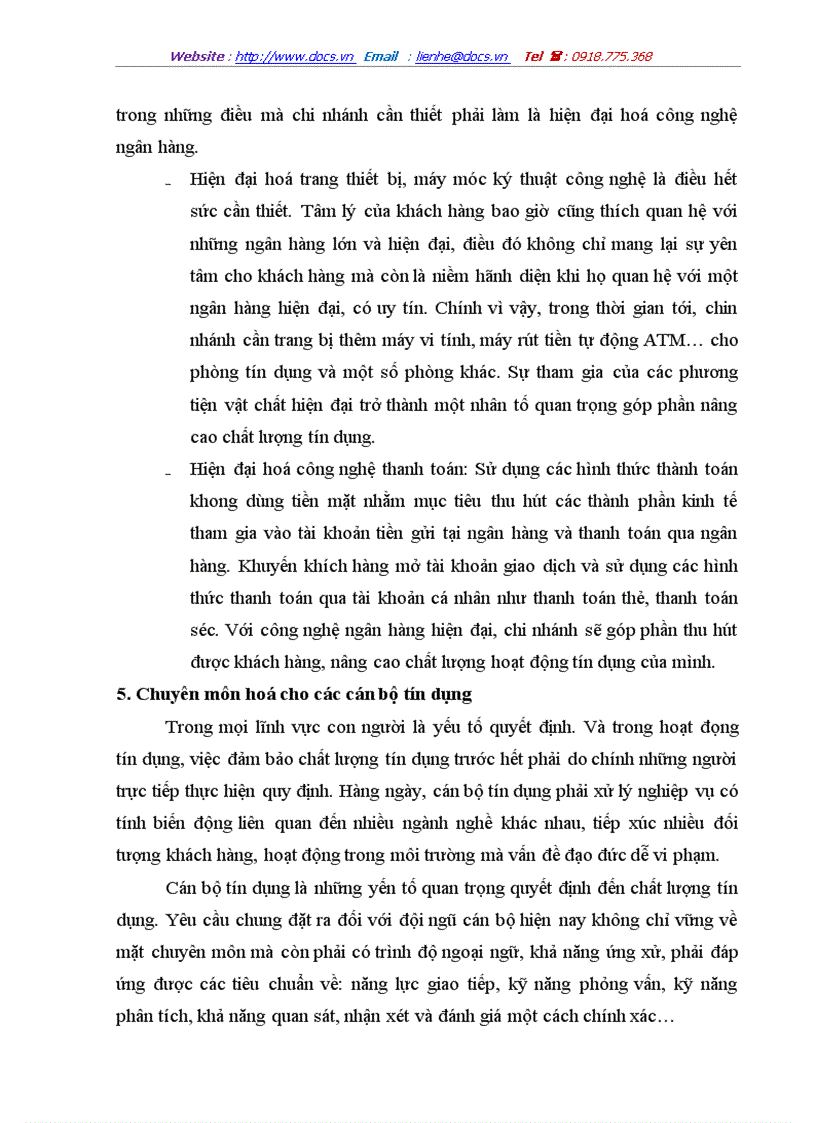 image for page Giải pháp nâng cao chất lượng tín dụng trung và dài hạn tại Ngân hàng Nông nghiệp và Phát triển nông thôn chi nhánh Quận Hoàn Kiếm