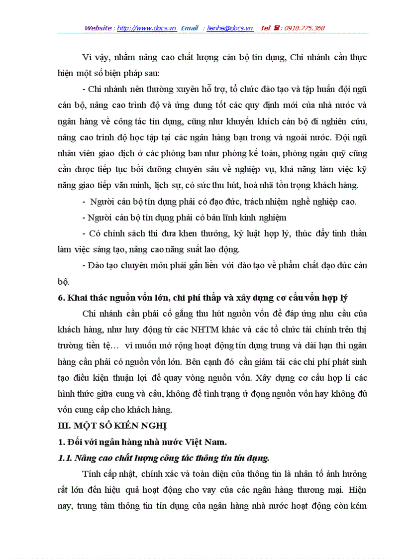 image for page Giải pháp nâng cao chất lượng tín dụng trung và dài hạn tại Ngân hàng Nông nghiệp và Phát triển nông thôn chi nhánh Quận Hoàn Kiếm