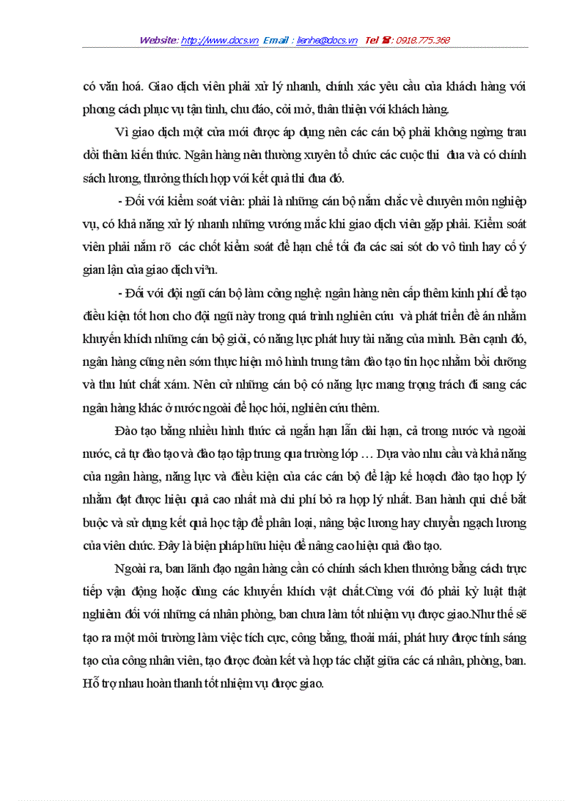 image for page Giải pháp mở rộng áp dụng mô hình giao dịch một cửa tại Chi nhánh Ngân hàng Nông nghiệp và Phát triển Nông thôn Láng Hạ