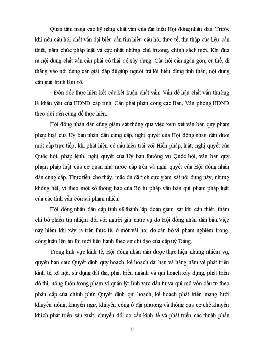 image for page Kiểm soát đối với hoạt động của cơ quan hành chính cùng cấp thông qua hoạt động giám sát của Hội đồng nhân dân cấp tỉnh