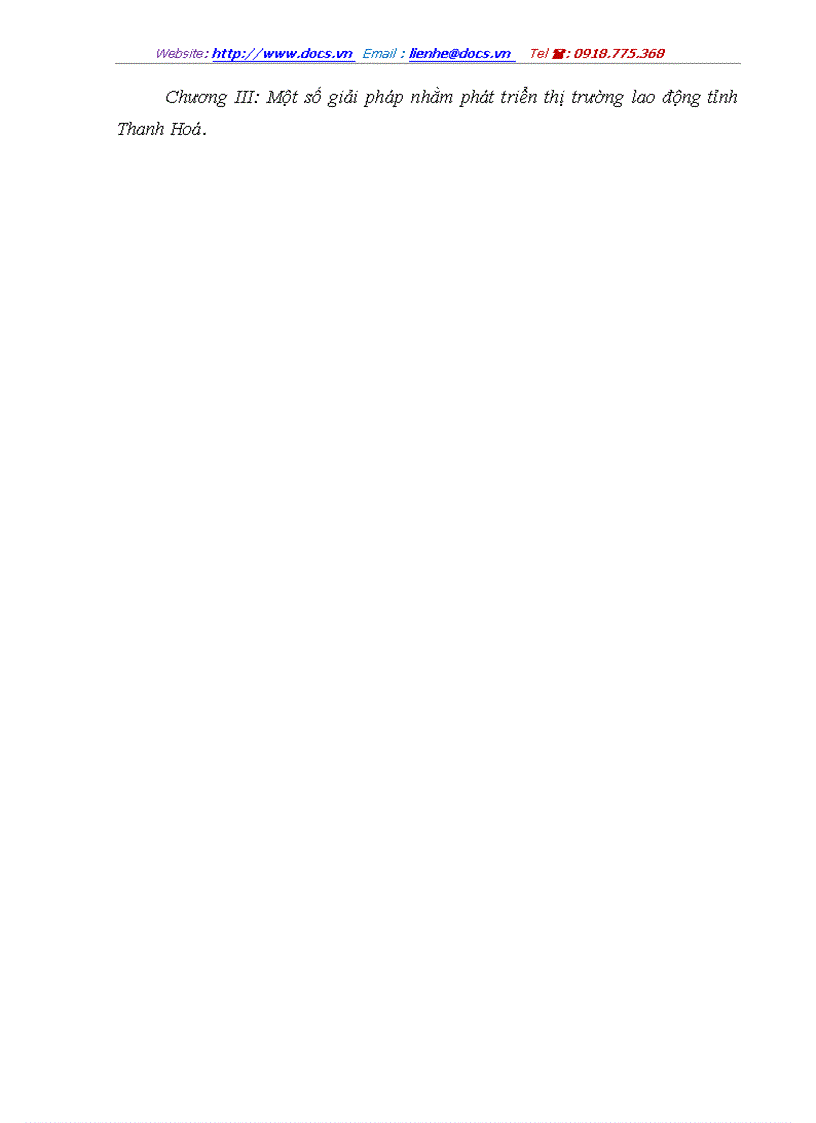 image for page Một số giải pháp nhằm phát triển thị trường lao động tỉnh Thanh Hoá