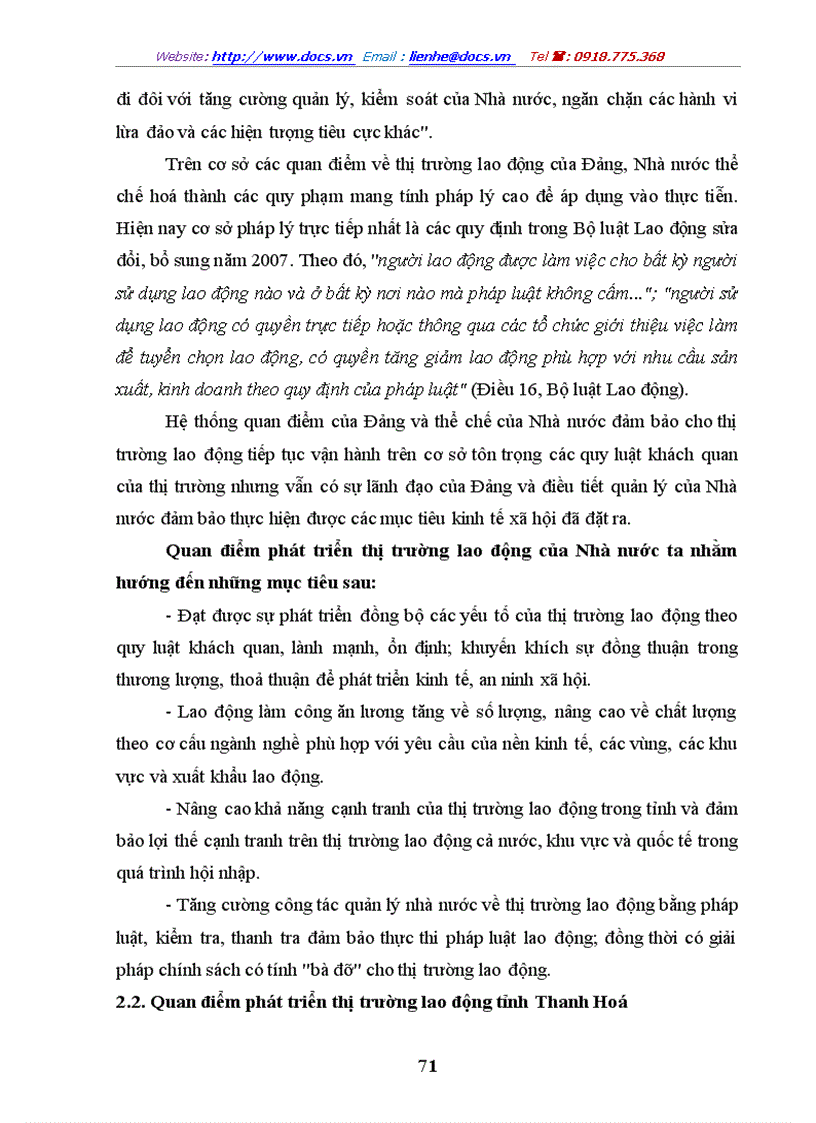 image for page Một số giải pháp nhằm phát triển thị trường lao động tỉnh Thanh Hoá