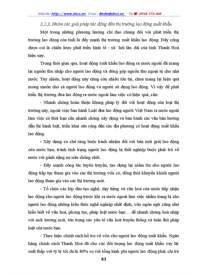 image for page Một số giải pháp nhằm phát triển thị trường lao động tỉnh Thanh Hoá