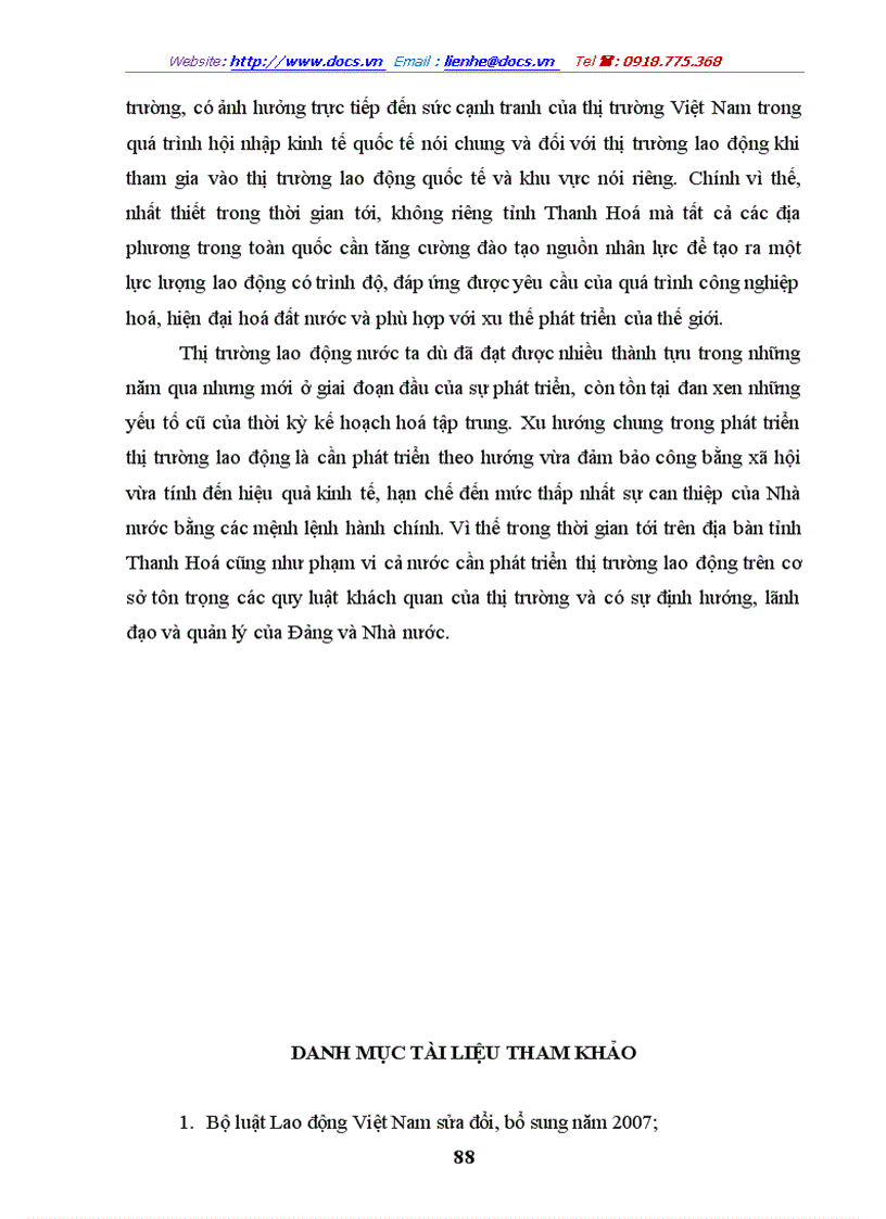 image for page Một số giải pháp nhằm phát triển thị trường lao động tỉnh Thanh Hoá