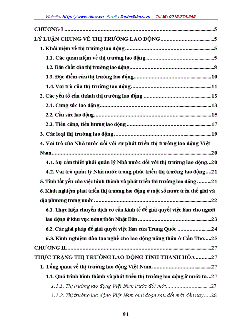 image for page Một số giải pháp nhằm phát triển thị trường lao động tỉnh Thanh Hoá