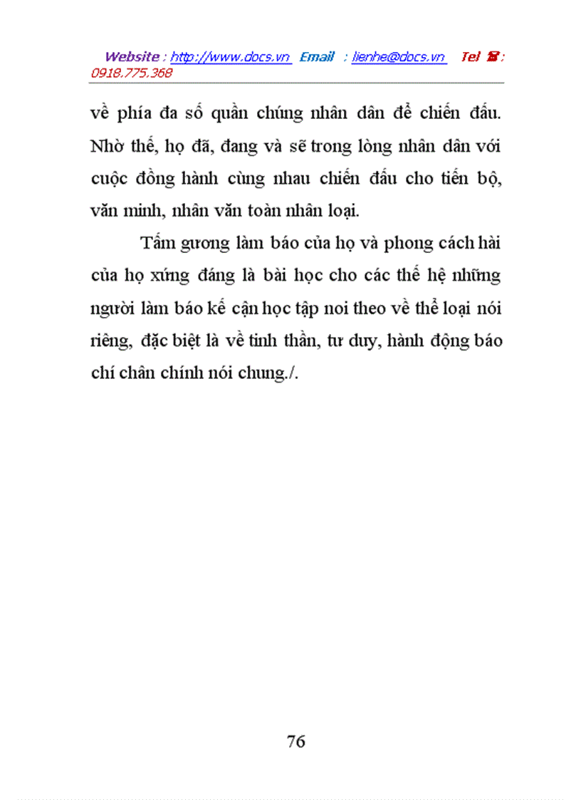 image for page Phong cách hài trong các tiểu phẩm báo chí hiện đại qua ba nhà báo lý sinh sự lê thị liên hoan thảo hảo