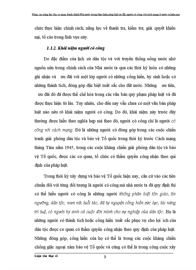 image for page Nâng cao năng lực của cơ quan hành chính Nhà nước trong thực hiện pháp luật ưu đãi người có công với cách mạng ở nước ta trong hiện nay