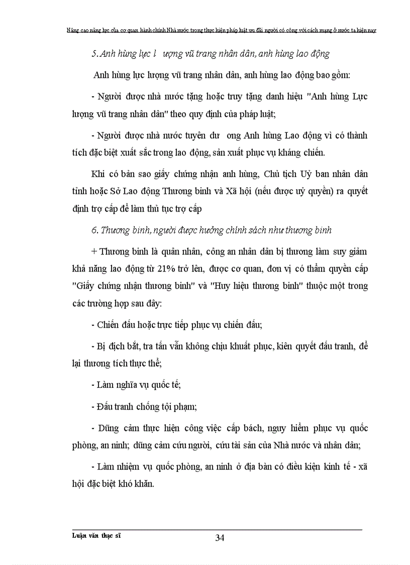 image for page Nâng cao năng lực của cơ quan hành chính Nhà nước trong thực hiện pháp luật ưu đãi người có công với cách mạng ở nước ta trong hiện nay
