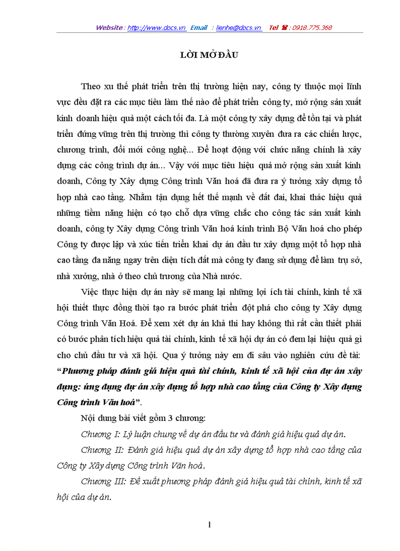 image for page Đề xuất phương pháp đánh giá hiệu quả tài chính kinh tế xã hội của dự án