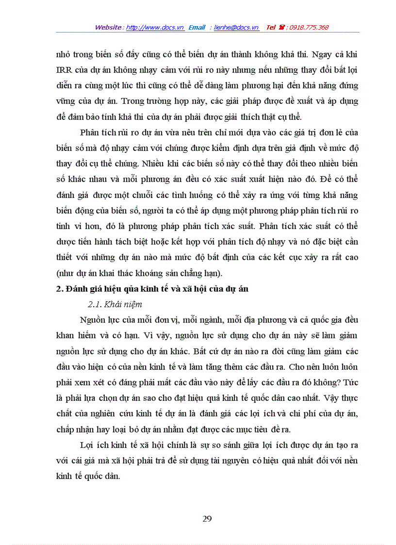 image for page Đề xuất phương pháp đánh giá hiệu quả tài chính kinh tế xã hội của dự án