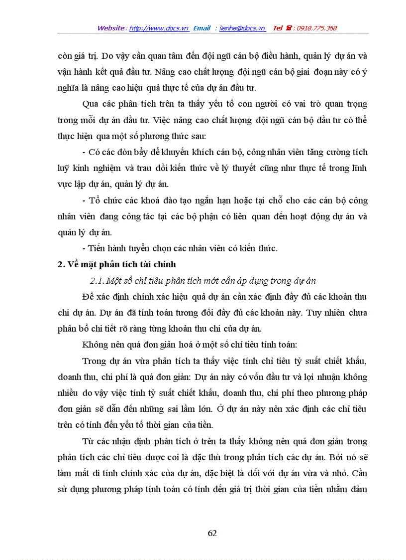 image for page Đề xuất phương pháp đánh giá hiệu quả tài chính kinh tế xã hội của dự án