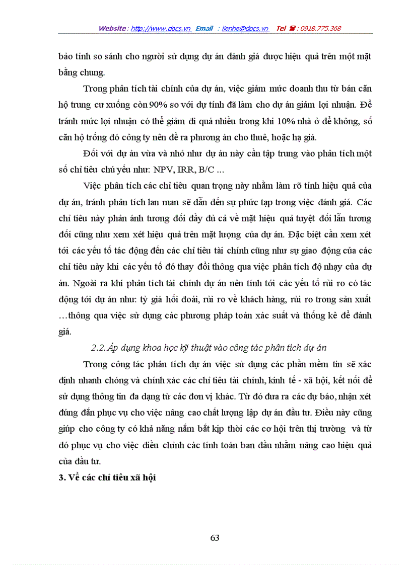 image for page Đề xuất phương pháp đánh giá hiệu quả tài chính kinh tế xã hội của dự án