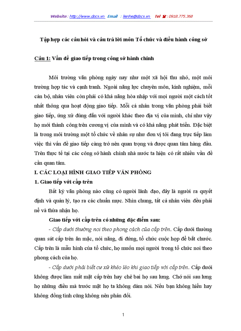 image for page Tổ chức và điều hành công sở