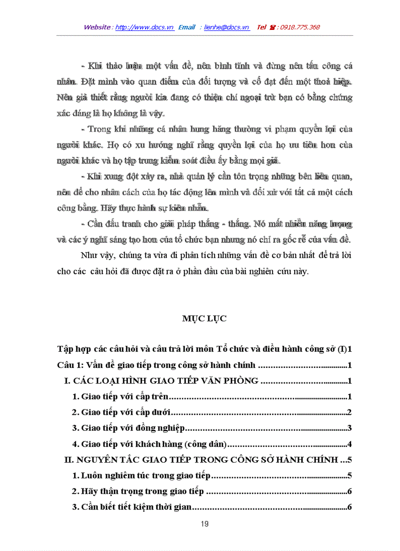 image for page Tổ chức và điều hành công sở