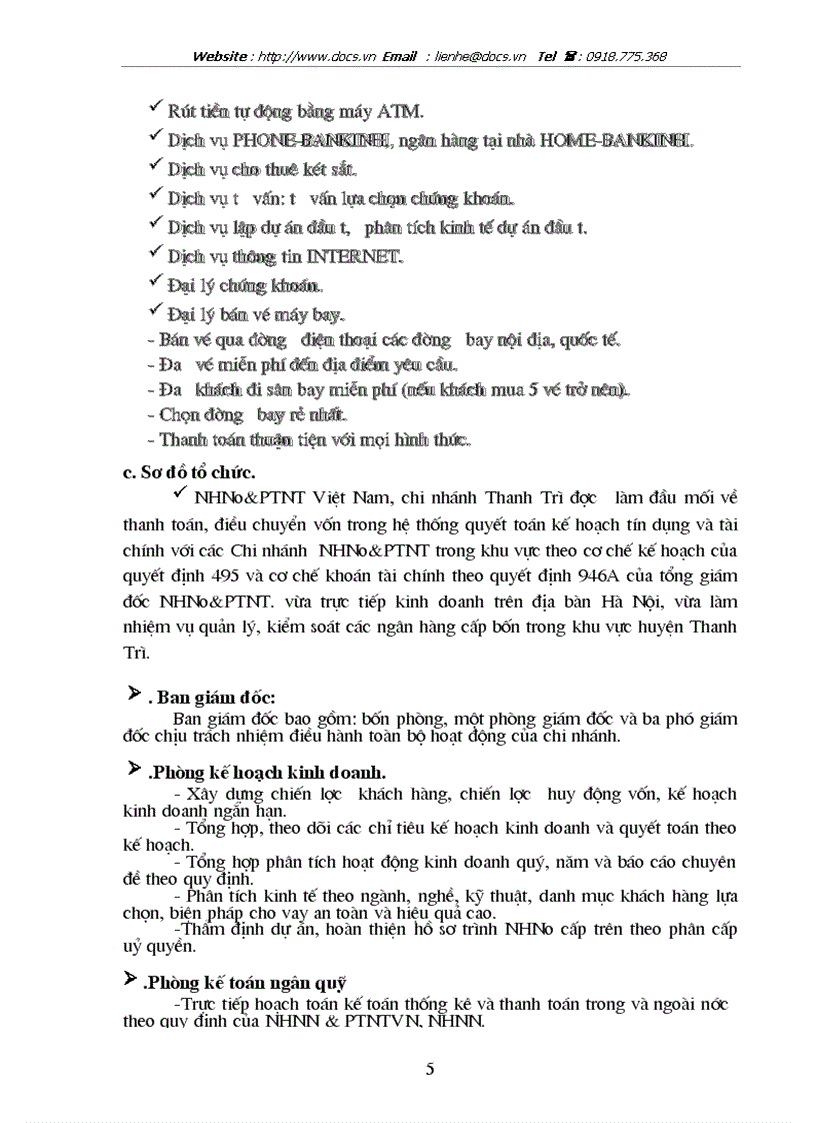 image for page Phân tích và Thiết kế hệ thống quản lý tiền mặt cho ngân NHNo PTNT Việt Nam chi nhánh huyện Thanh Trì