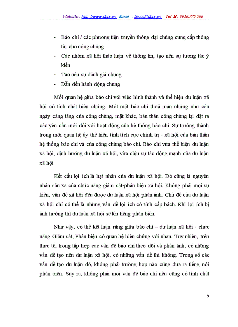 image for page Vai trò của chức năng giám sát và phản biện xã hội trong hoạt động báo chí