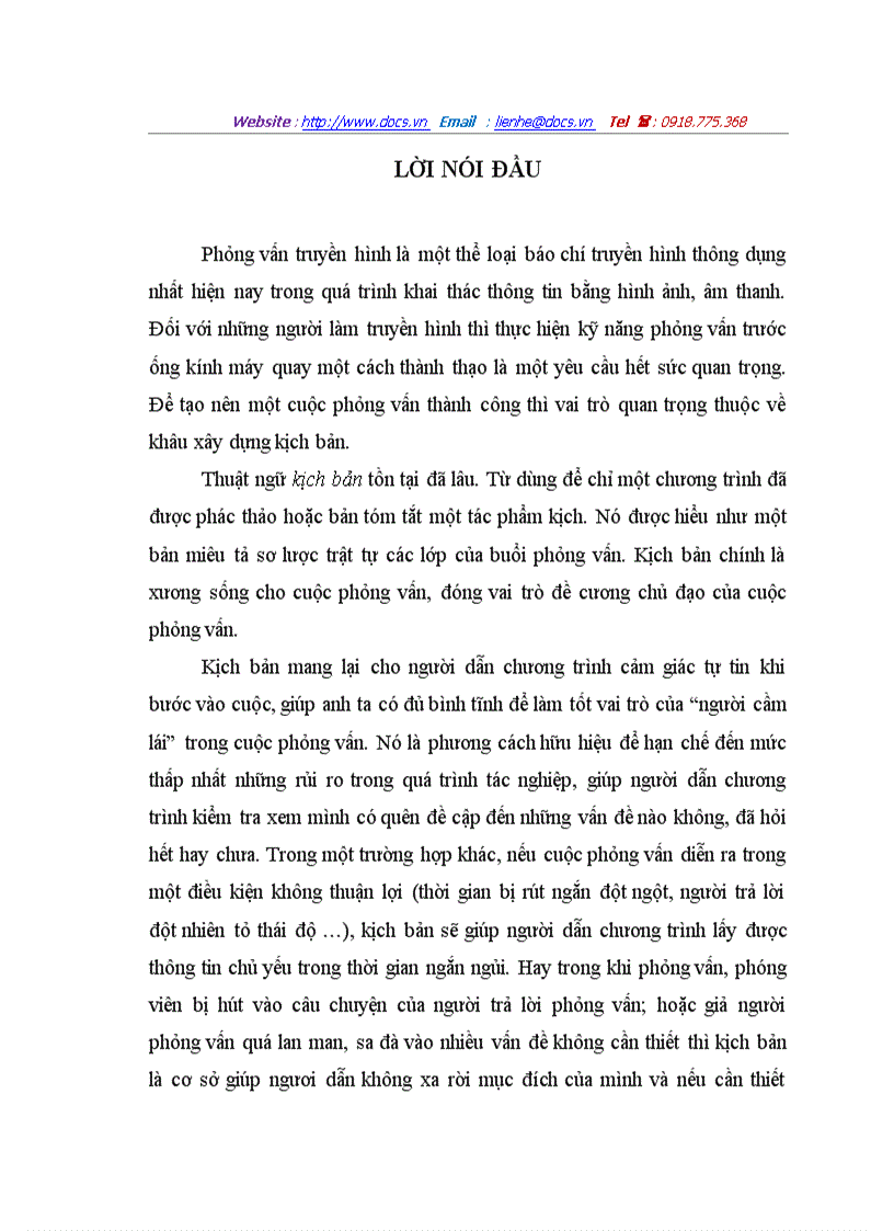 image for page Kịch bản truyền hình
