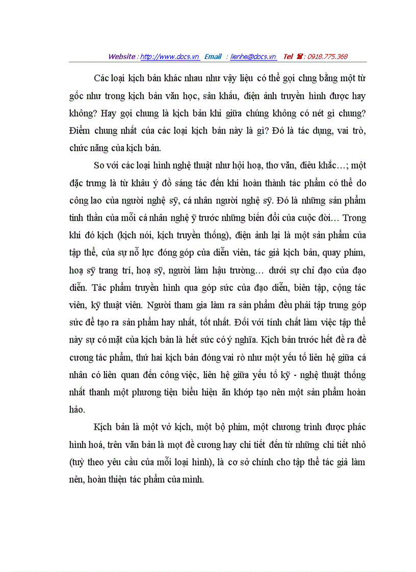 image for page Kịch bản truyền hình