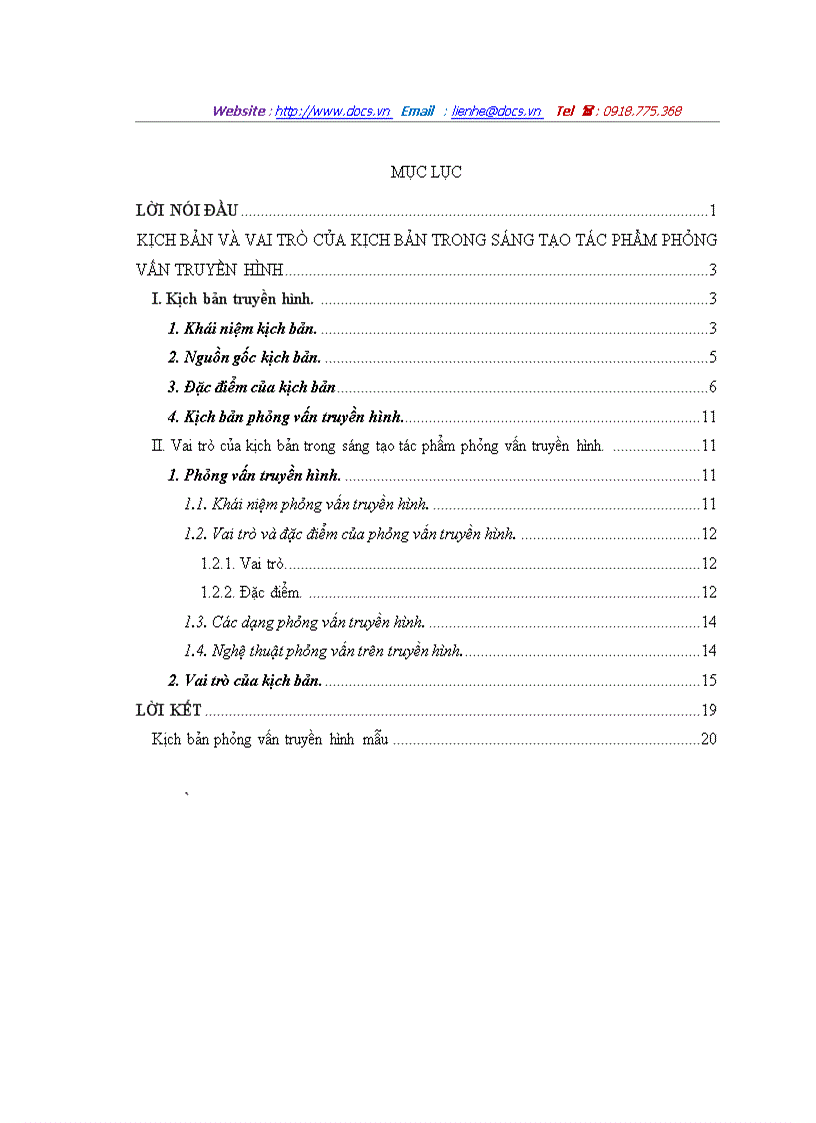 image for page Kịch bản truyền hình