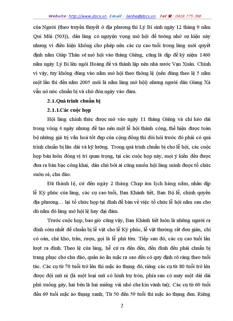 image for page Lễ hội làng Giang Xá