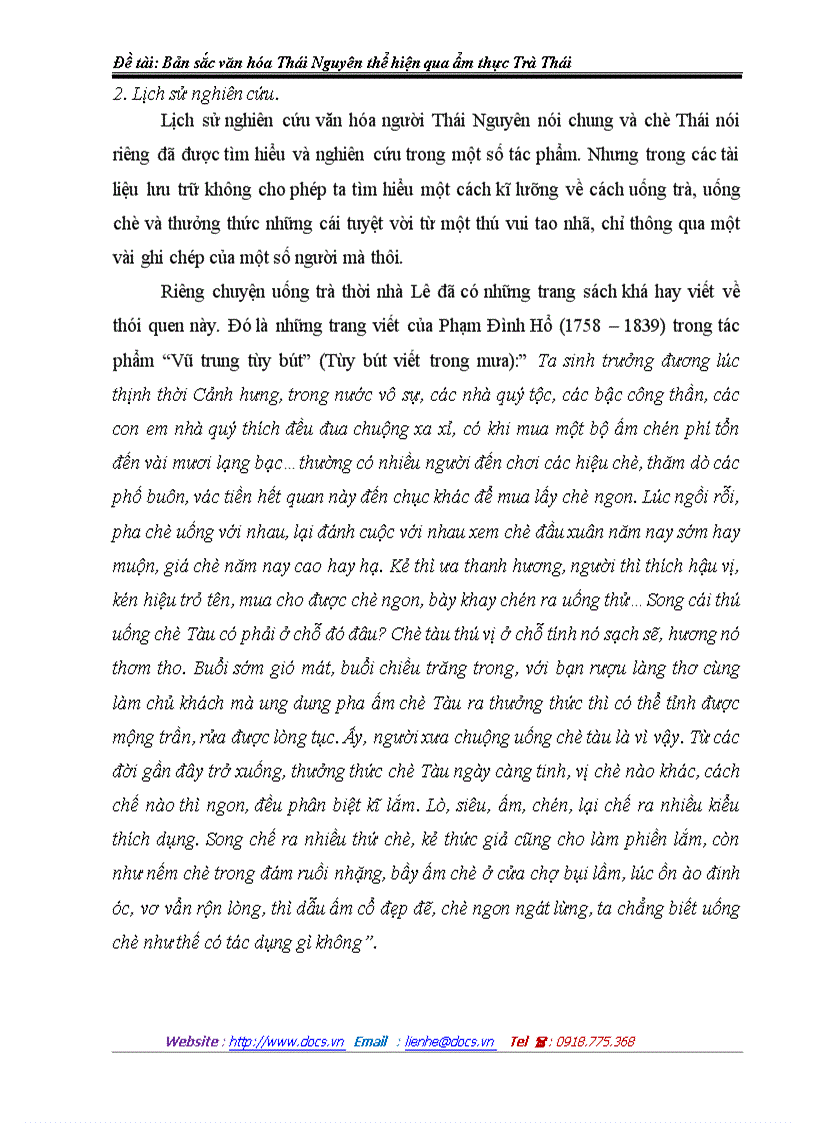 image for page Bản sắc văn hóa Thái Nguyên thể hiện qua ẩm thực Trà Thái