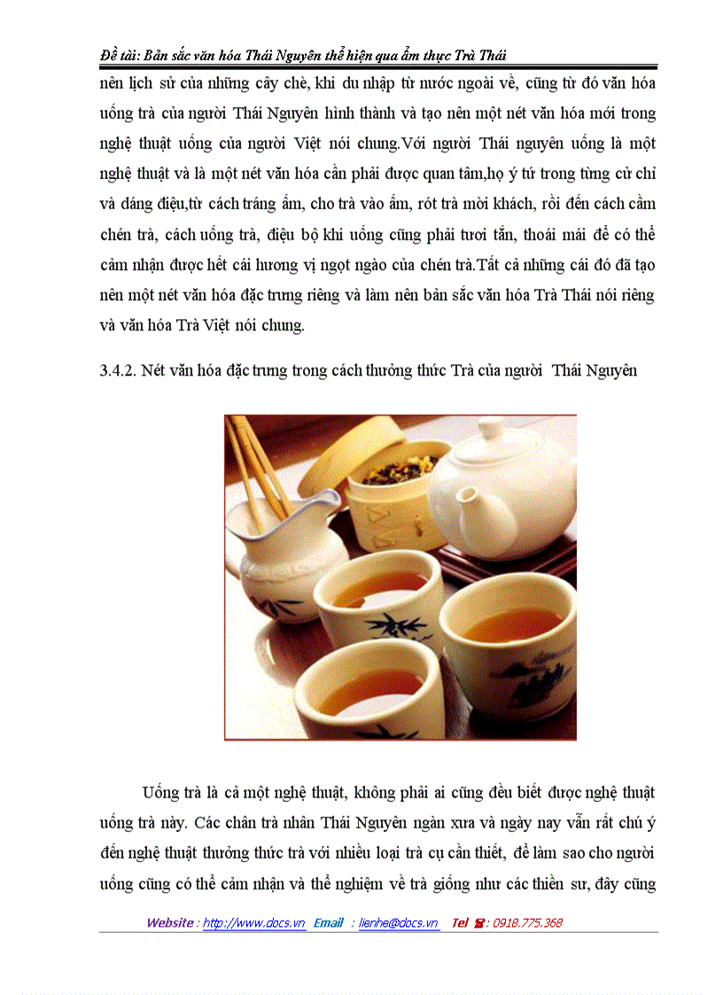 image for page Bản sắc văn hóa Thái Nguyên thể hiện qua ẩm thực Trà Thái
