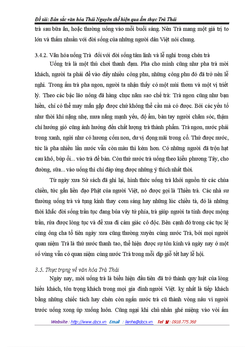 image for page Bản sắc văn hóa Thái Nguyên thể hiện qua ẩm thực Trà Thái