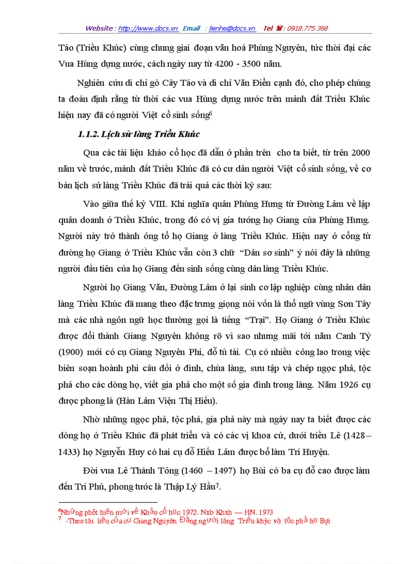 image for page Tìm hiều di tích đình Triều Khúc