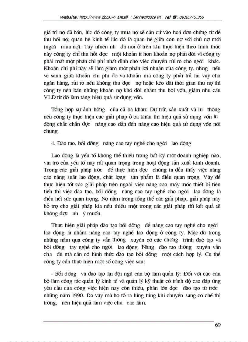 image for page Thực trạng hiệu quả sử dụng vốn tại công ty xây dựng cấp thoát nước