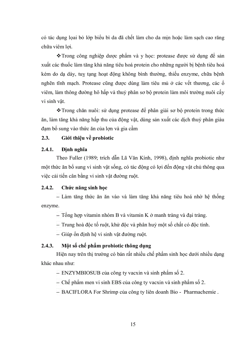 image for page Phân lập khảo sát đặc điểm sinh học và tìm hiểu khả năng sinh enzyme của vi khuẩn Bacillus subtilis để sản xuất thử nghiệm chế phẩm sinh học