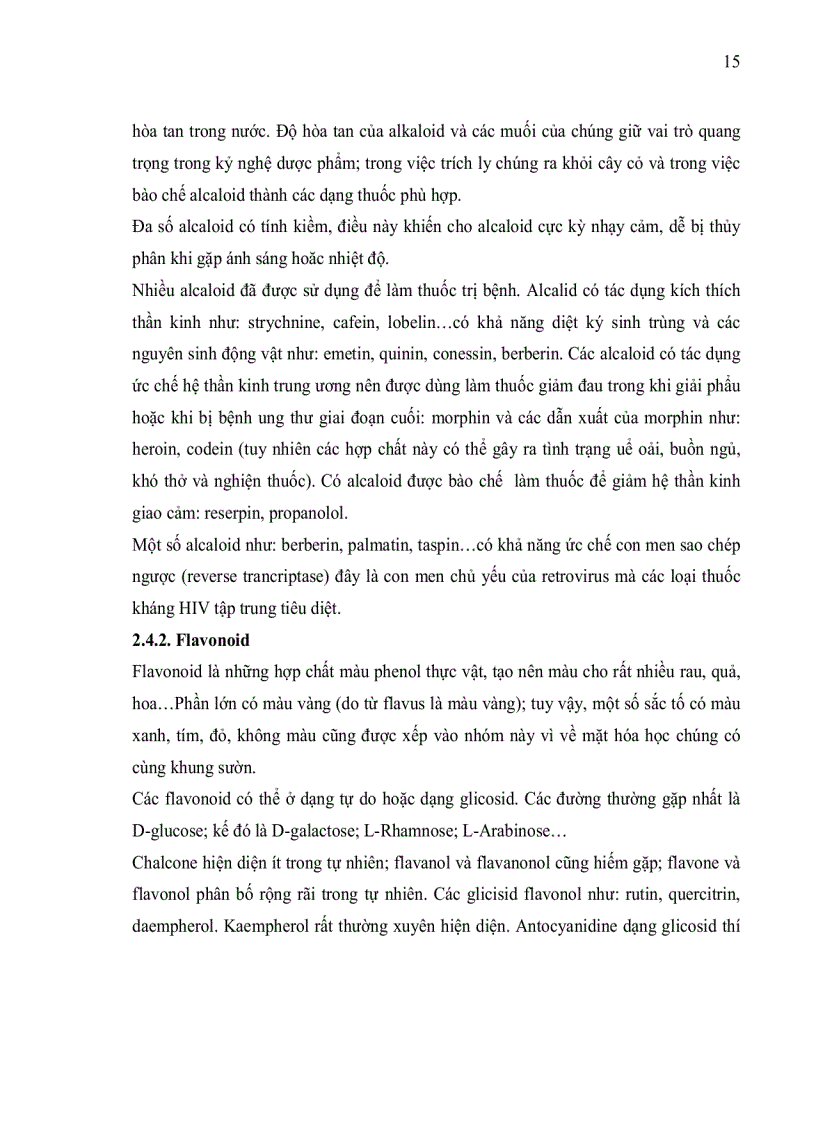 image for page Xây dựng qui trình kỹ thuật tách chiết khảo sát tính kháng khuẩn và khả năng chống oxy hóa của một số hợp chất thứ cấp từ lá cây xuân hoa 120trang