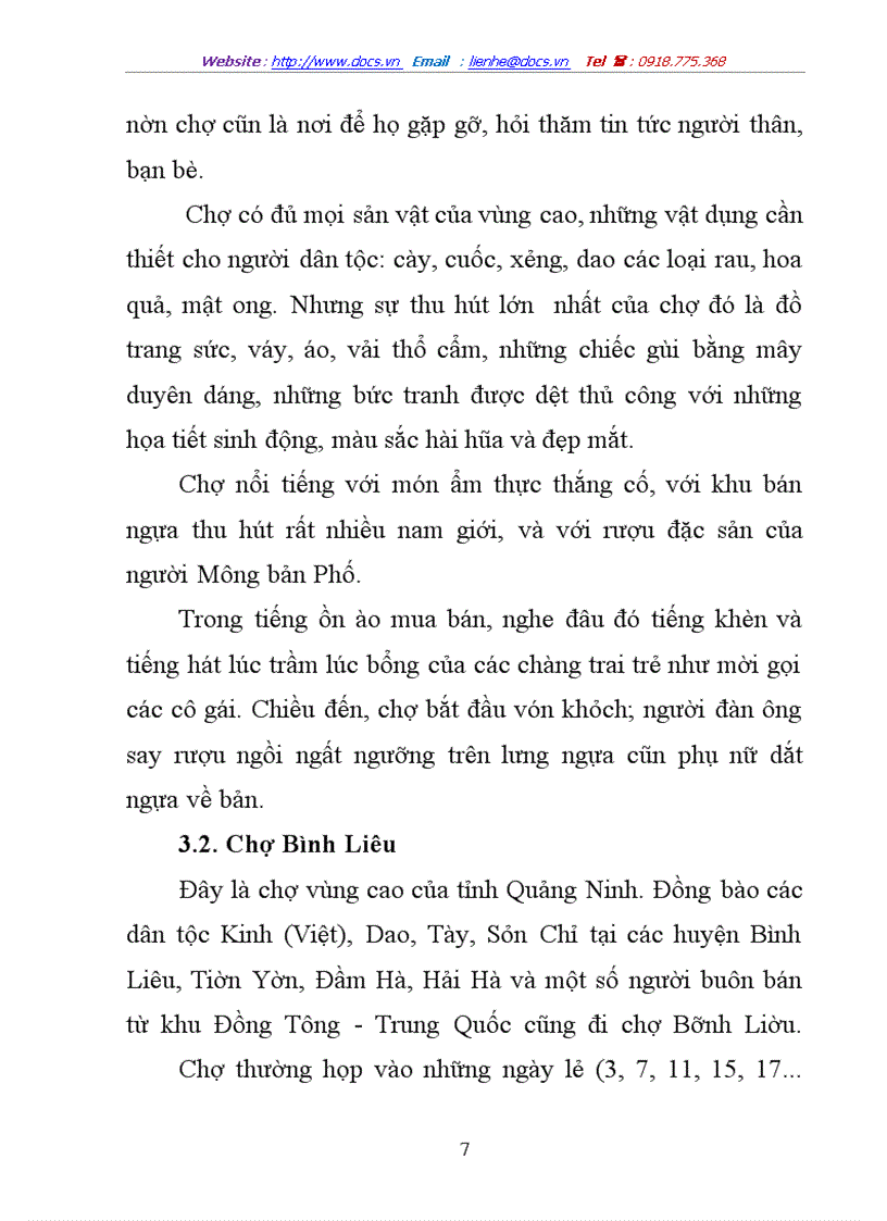 image for page Một số nét đặc trưng của chợ vùng cao thuộc miền núi phía bắc