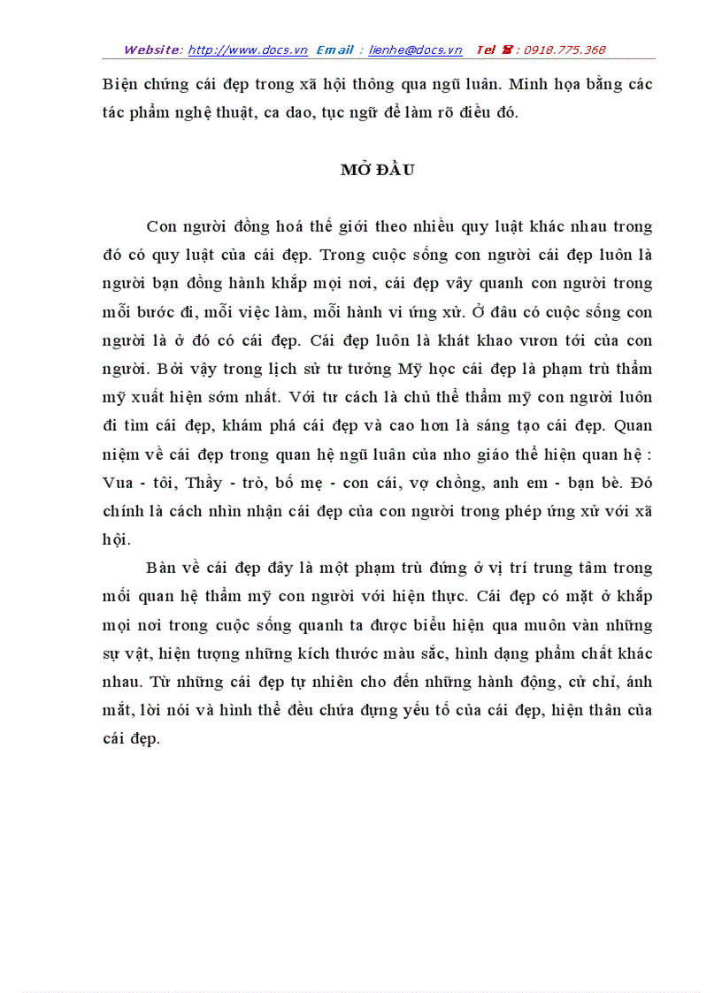 image for page Nhìn nhận cái đẹp của con người trong phép ứng xử với xã hội