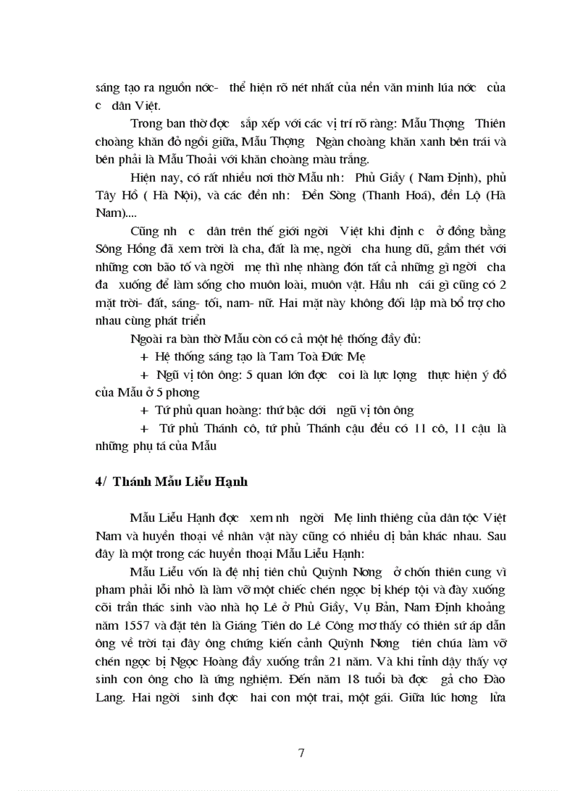 image for page Tín ngưỡng thờ Mẫu của dân tộc Việt Nam