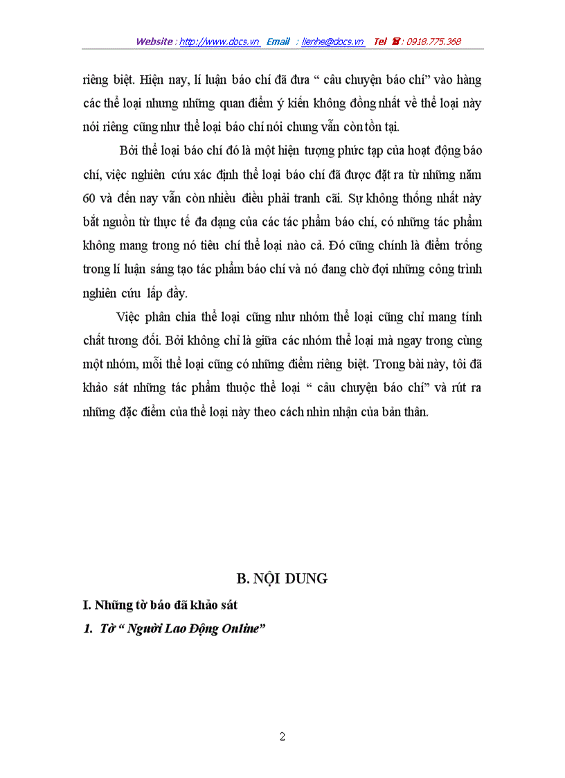 image for page Khảo sát câu chuyện báo chí trên báo hiện nay