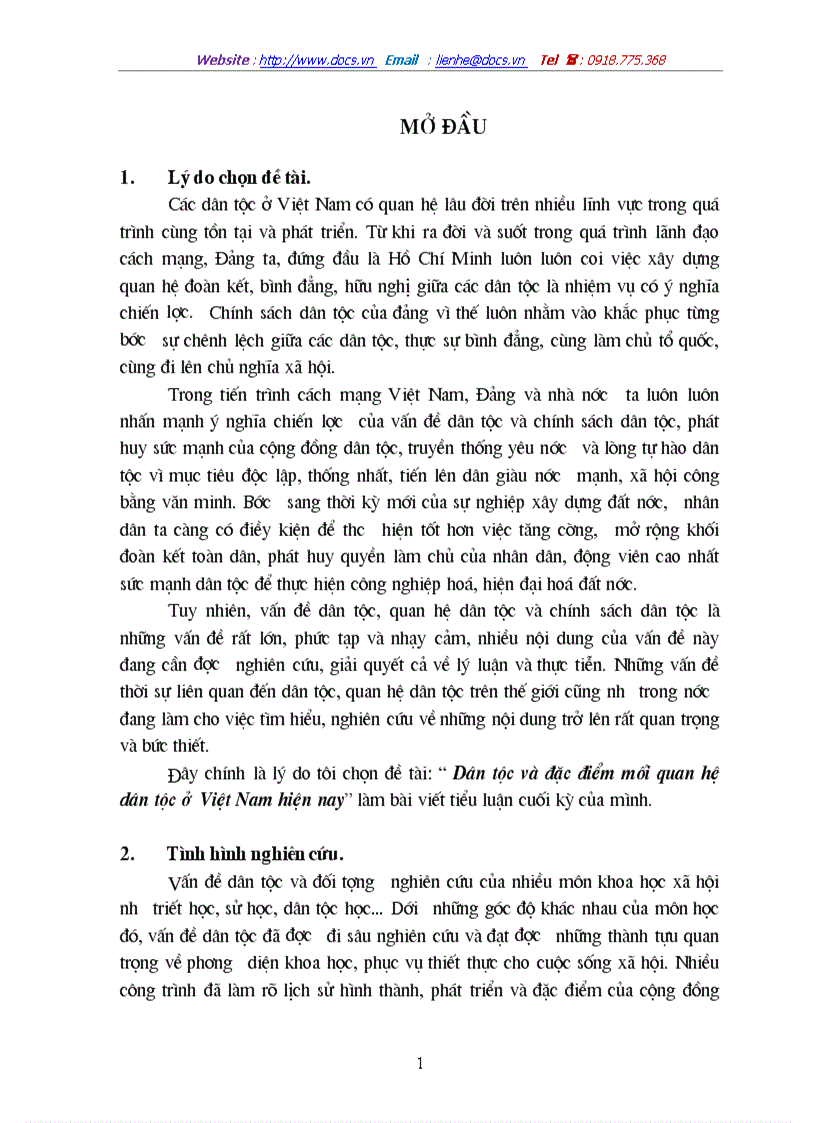 image for page Dân tộc và đặc điểm mối quan hệ dân tộc ở Việt Nam hiện nay