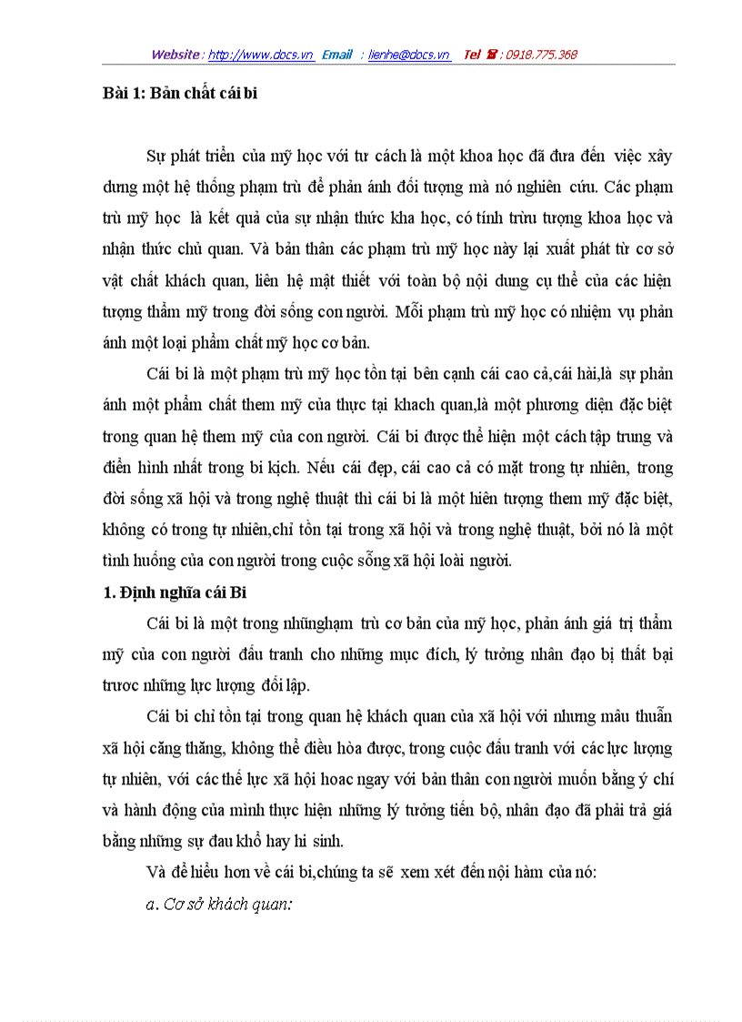 image for page Sáng tỏ bản chất phạm trù cái bi