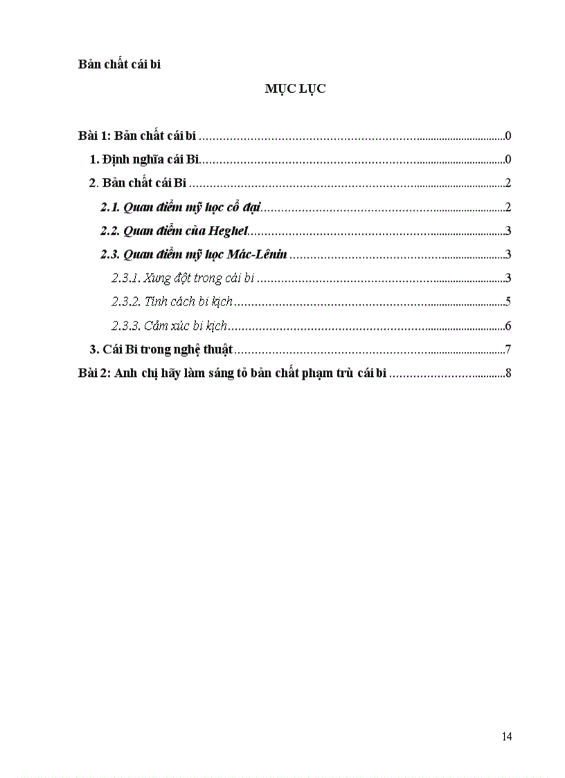 image for page Sáng tỏ bản chất phạm trù cái bi