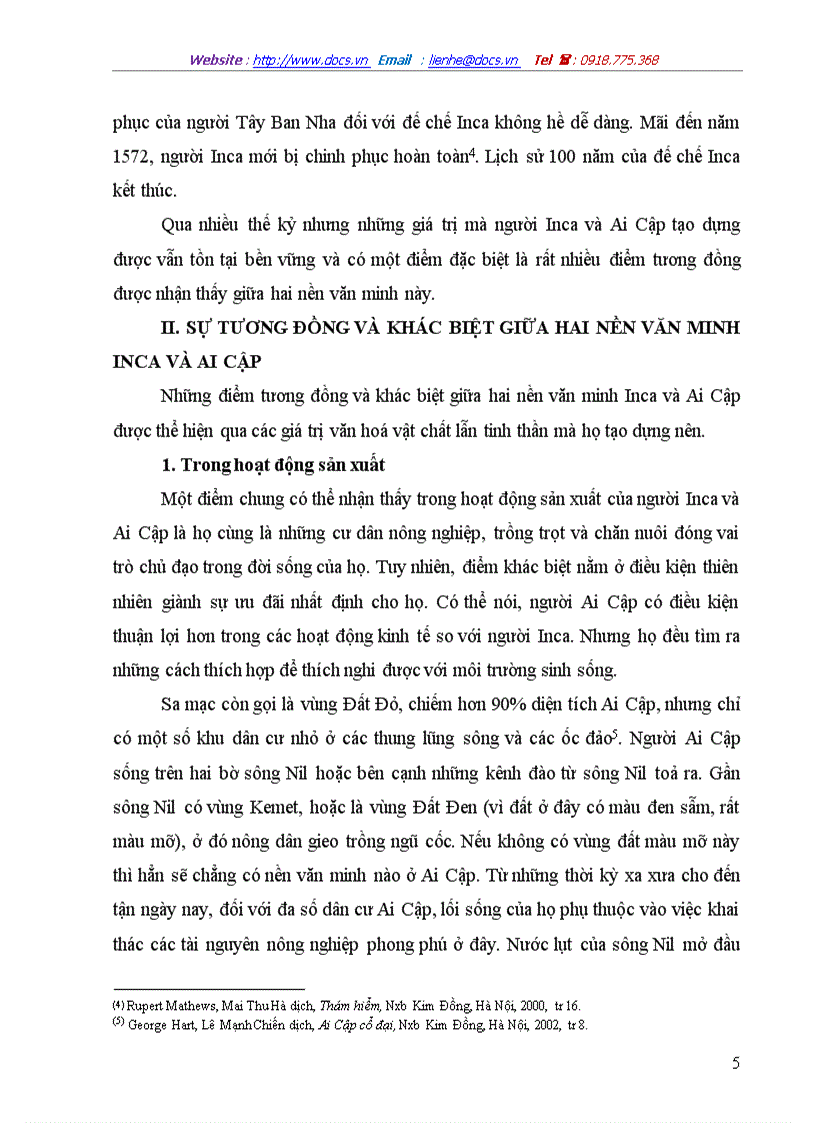 image for page Hai nền văn minh inca và ai cập