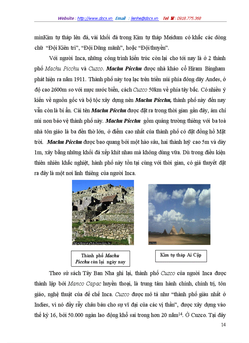 image for page Hai nền văn minh inca và ai cập