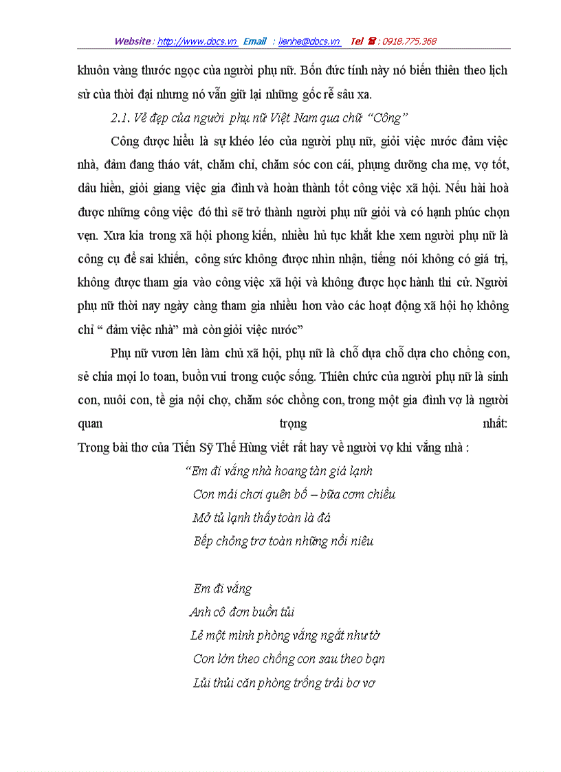 image for page Vẻ đẹp của người phụ nữ Việt Nam trong Công Dung Ngôn Hạnh