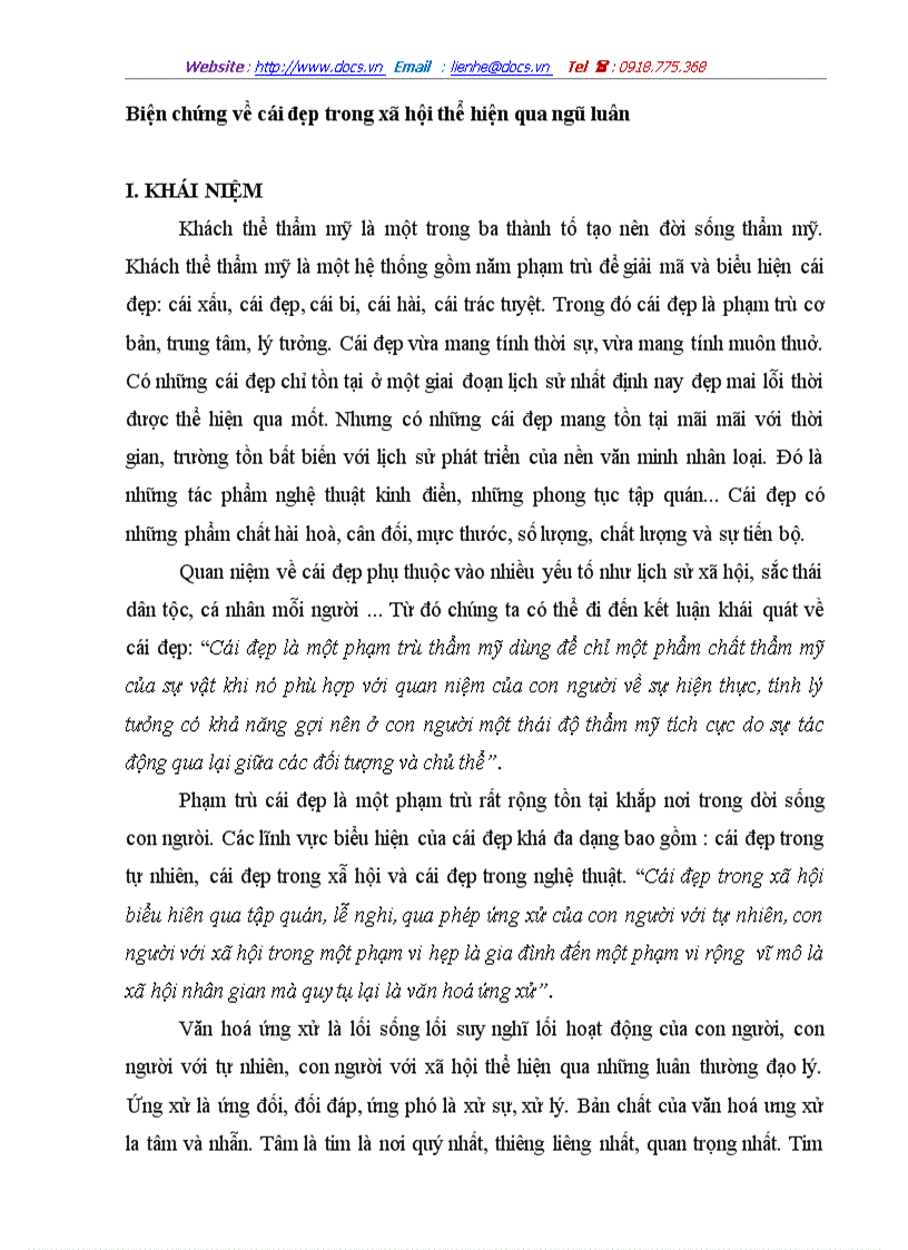 image for page Biện chứng về cái đẹp trong xã hội thể hiện qua ngũ luân