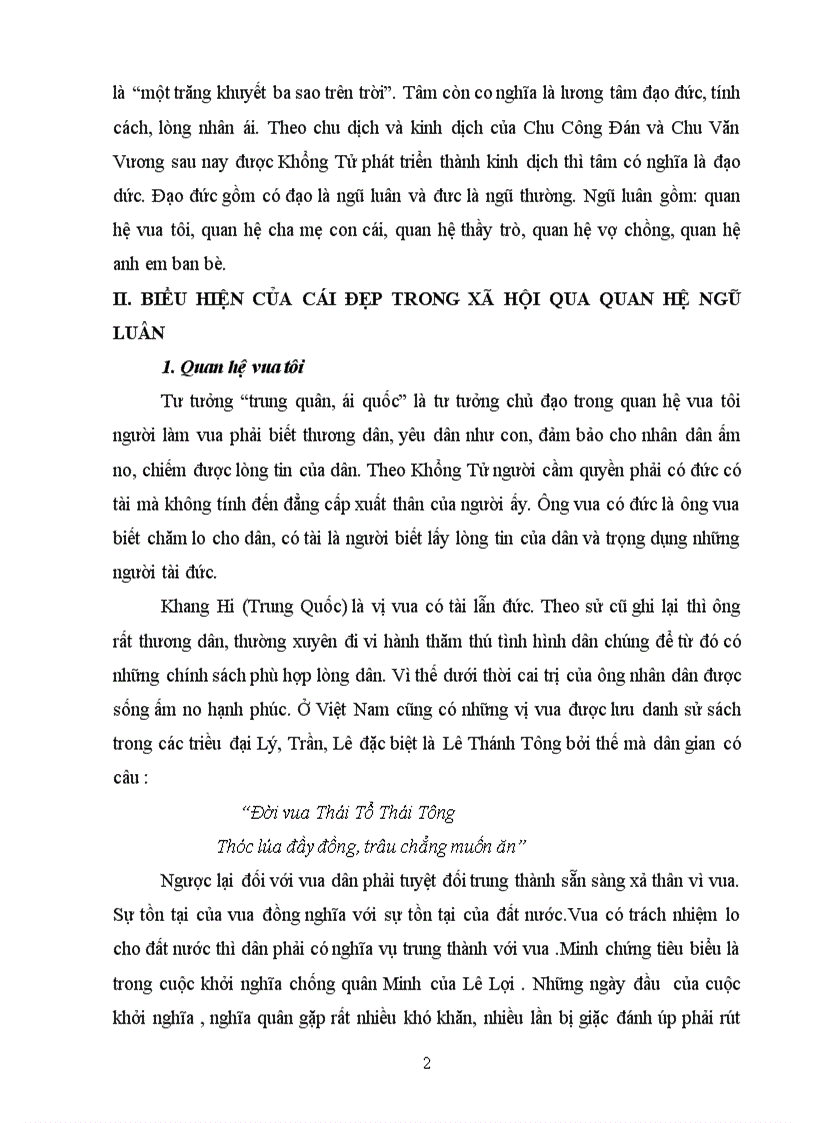 image for page Biện chứng về cái đẹp trong xã hội thể hiện qua ngũ luân
