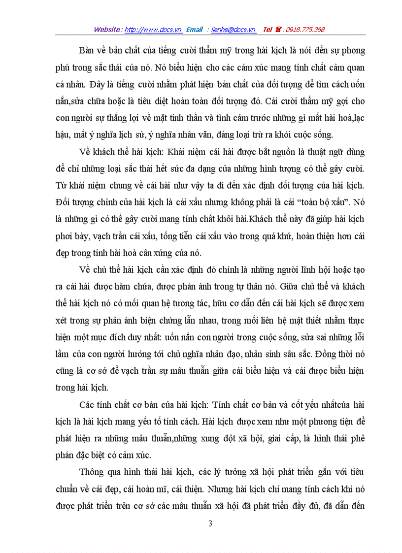 image for page Về Phạm trù cái hài trong mỹ học