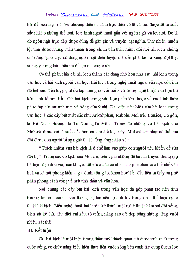 image for page Về Phạm trù cái hài trong mỹ học