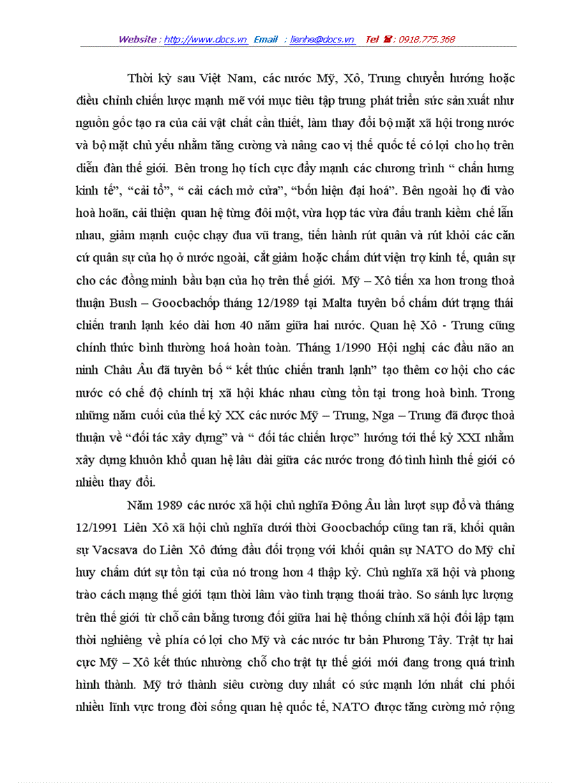 image for page Quan hệ Việt Nam Trung Quốc sau chiến tranh lạnh Thực trạng và triển vọng