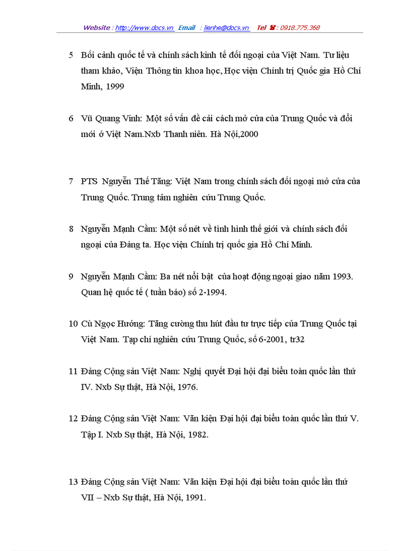 image for page Quan hệ Việt Nam Trung Quốc sau chiến tranh lạnh Thực trạng và triển vọng