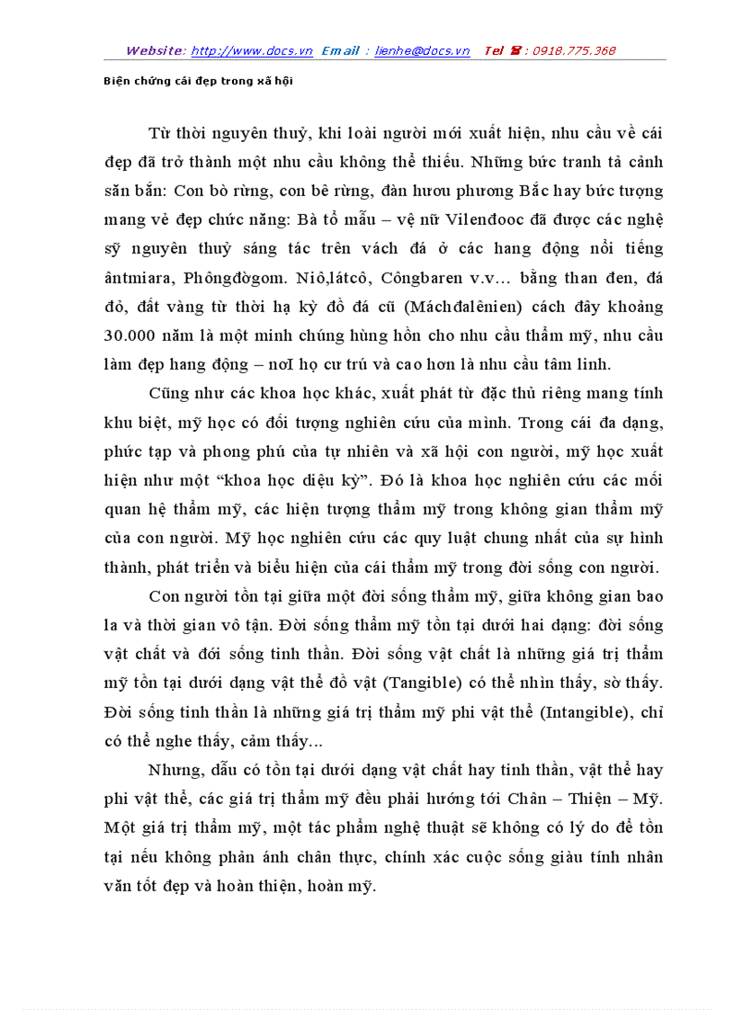 image for page Biện chứng cái đẹp trong xã hội